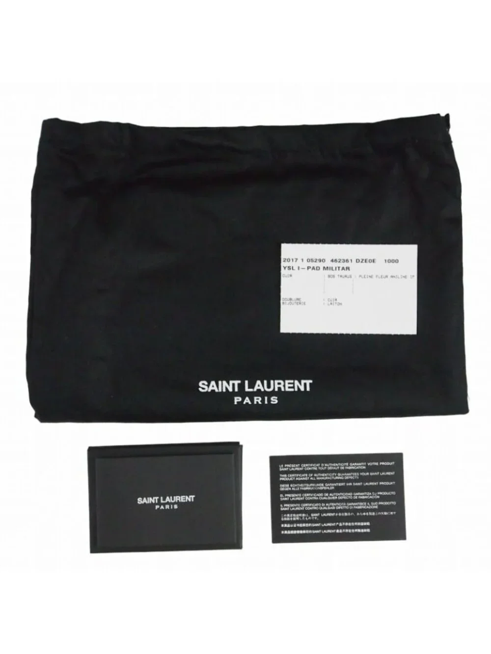 ★SOLD★ Saint Laurent Paris Croco Clutch - Picture 5 of 6